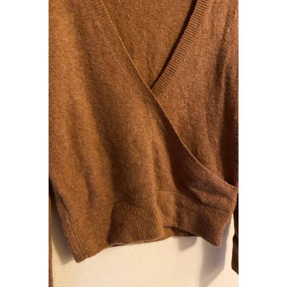 Madewell brown wrap sweater - Picture 4 of 6
